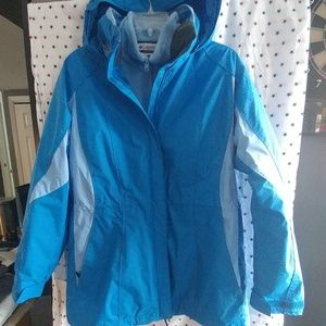 Columbia Women's XL Interchange 3 in 1 jacket